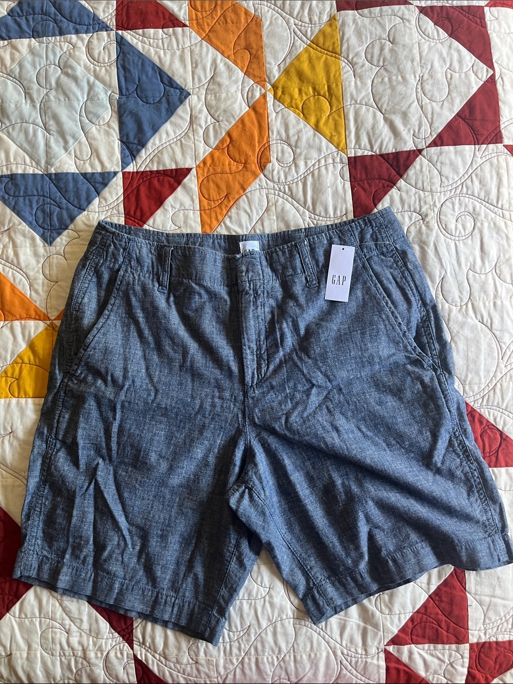 GAP Factory Blue Chambray Women's Shorts